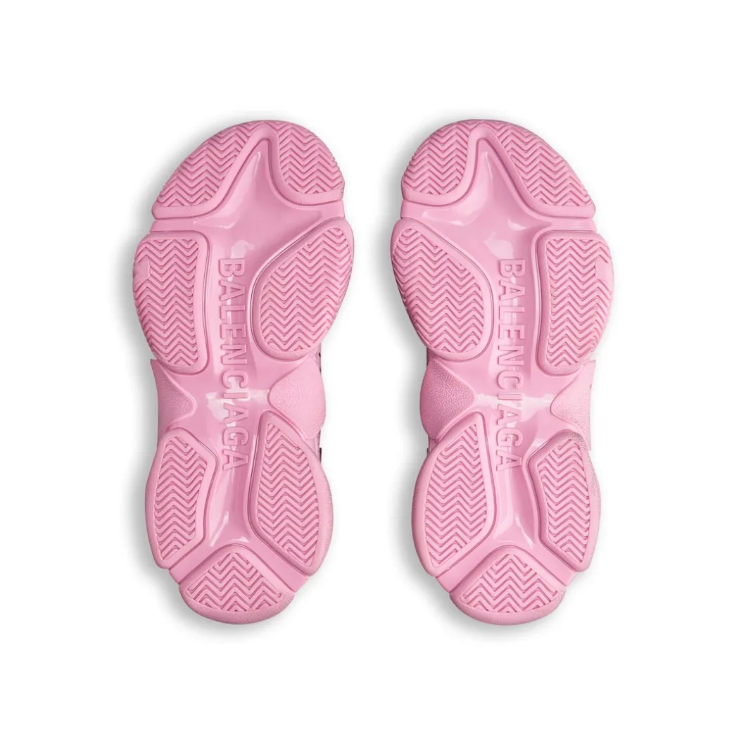 Sneaker Triple S Diy Metal da Donna in Rosa/bianco/rosso