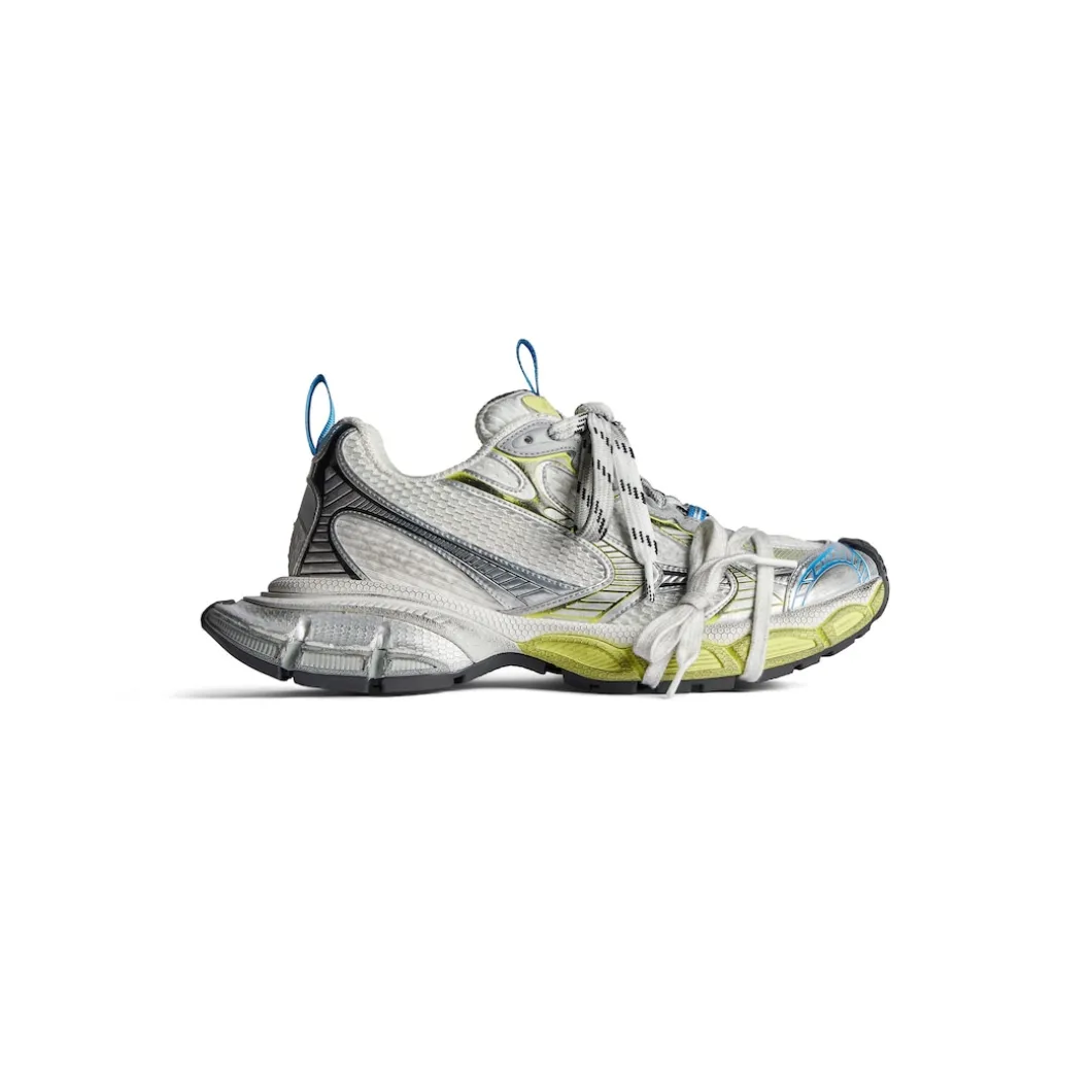 Sneaker 3xl da Donna in Bianco/giallo/blu