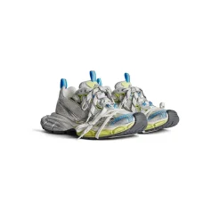 Sneaker 3xl da Donna in Bianco/giallo/blu