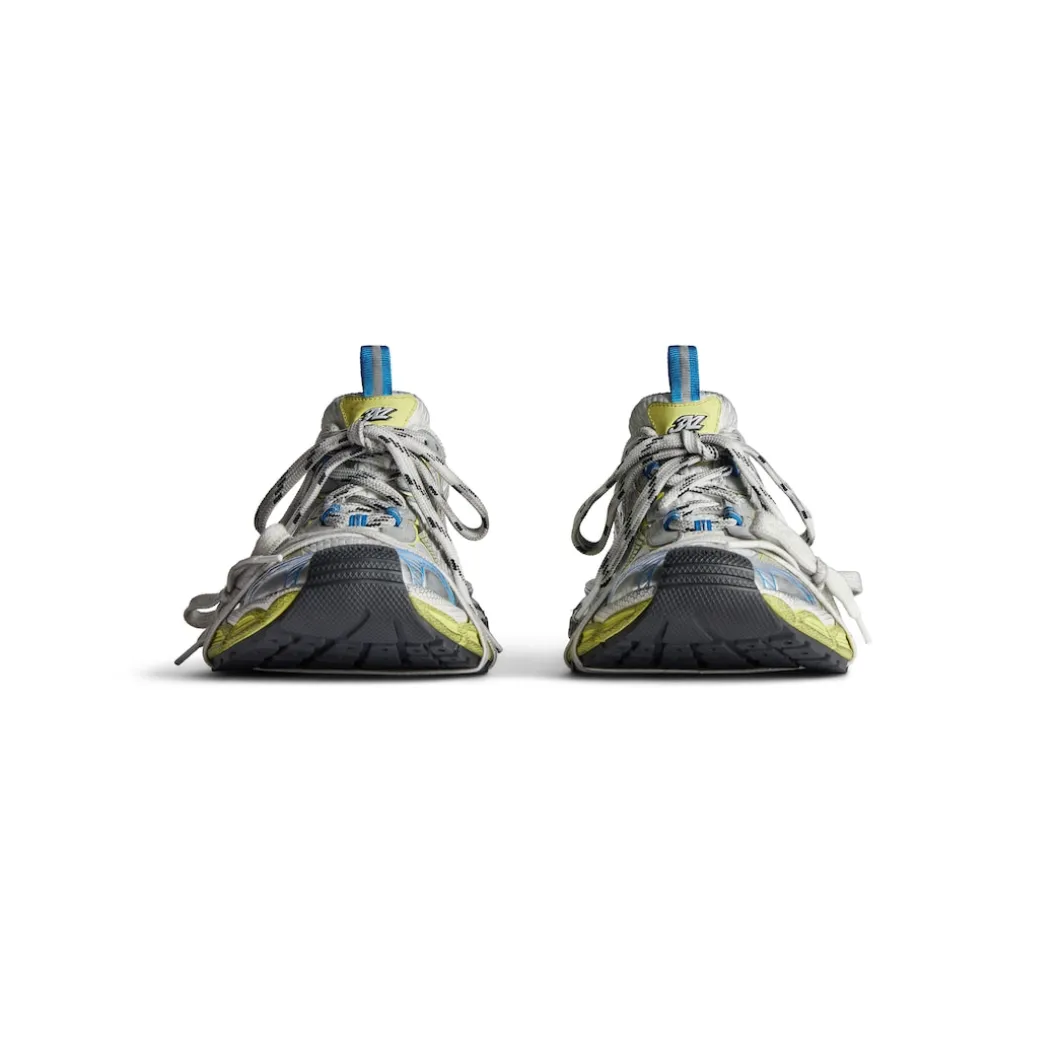 Sneaker 3xl da Donna in Bianco/giallo/blu