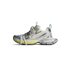 Sneaker 3xl da Donna in Bianco/giallo/blu