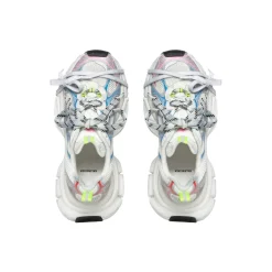 Sneaker 3xl da Donna in Bianco/rosso/blu