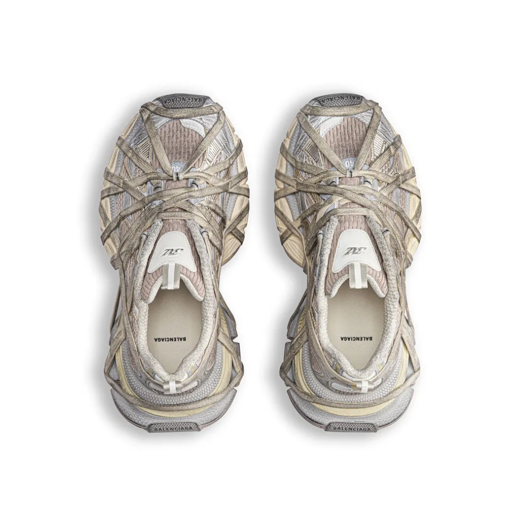 Sneaker 3xl Extreme Lace da Donna in Beige Chiaro