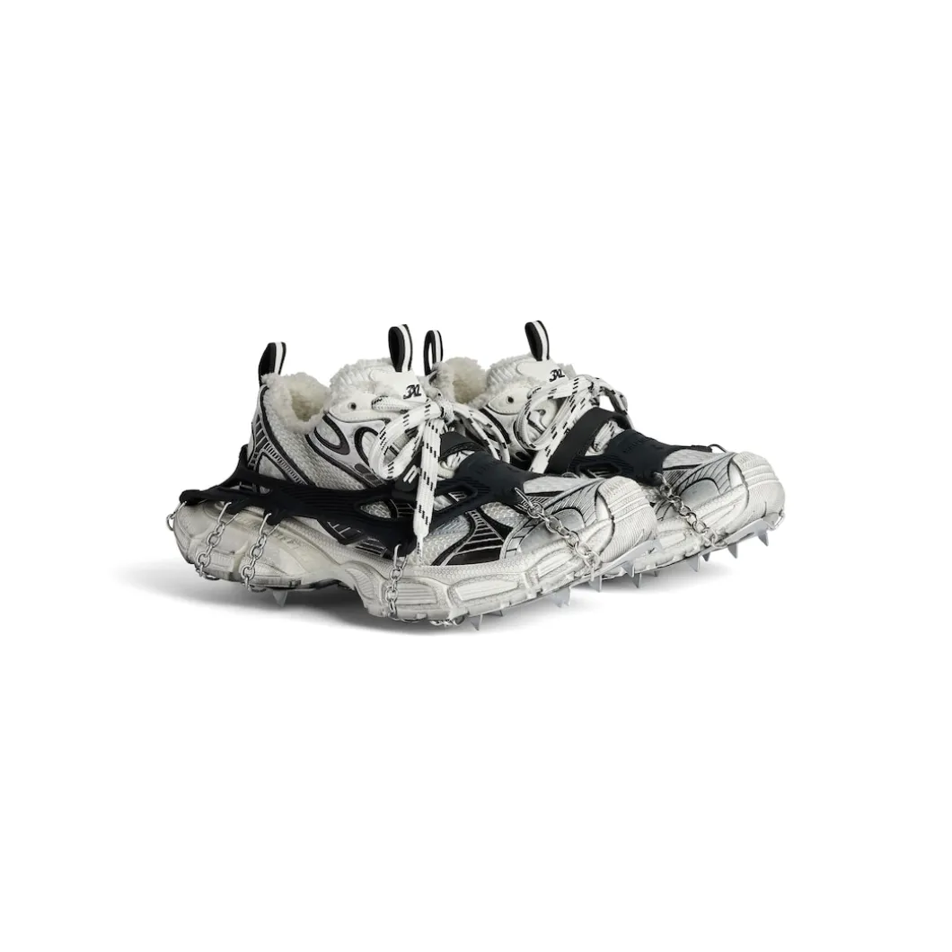 Sneaker 3xl Ski da Donna in Bianco/nero