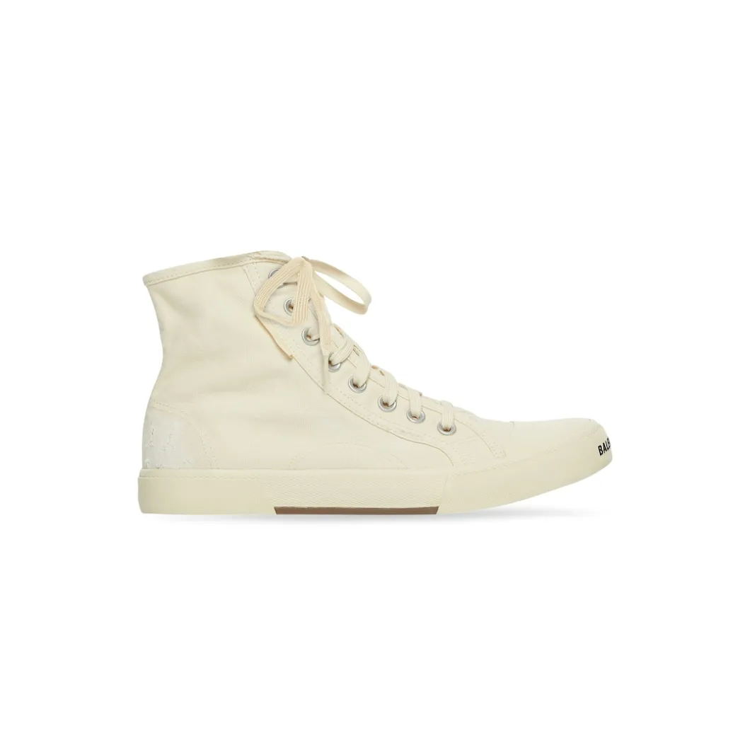 Sneakers Paris High Top da Donna in Bianco