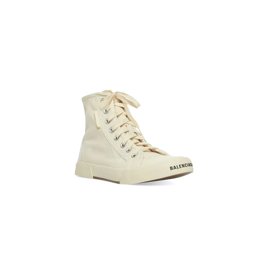 Sneakers Paris High Top da Donna in Bianco