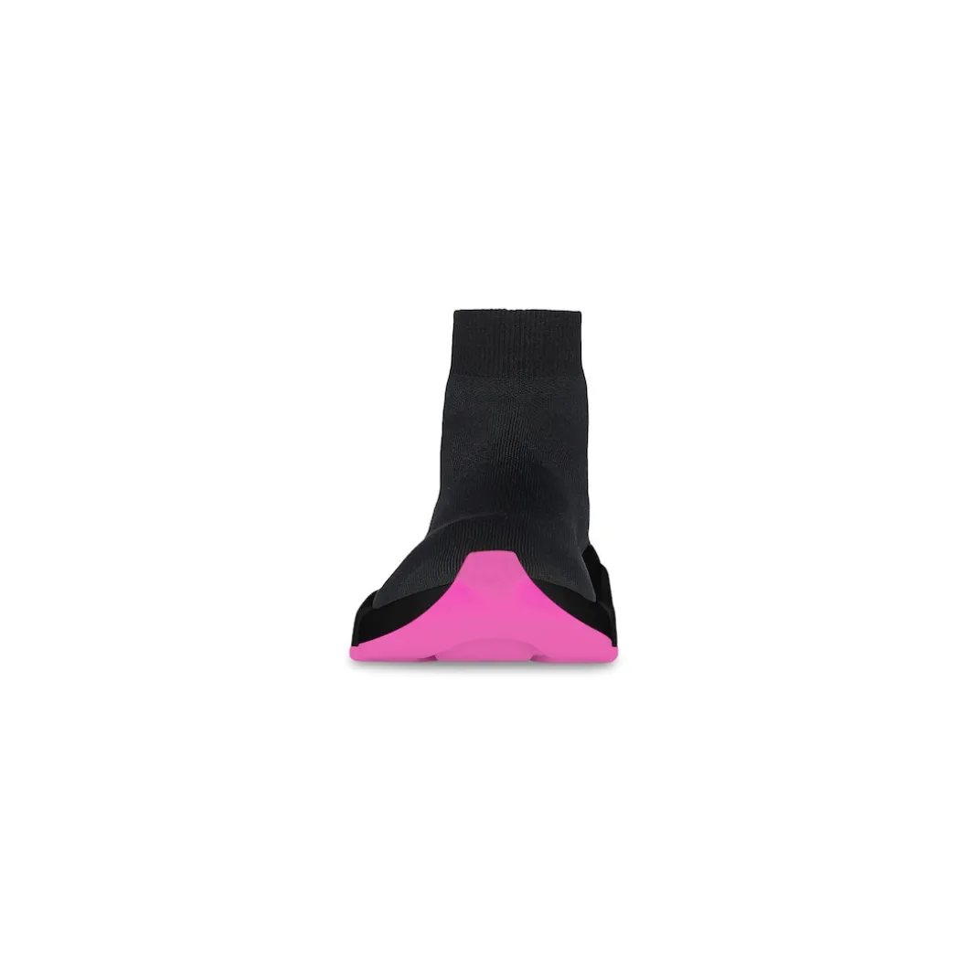 Sneakers Speed 2.0 Clear Sole In Maglia Riciclata da Donna in Nero