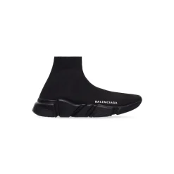 Sneakers Speed In Maglia Riciclata da Donna in Nero
