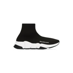 Sneakers Speed In Maglia Riciclata da Donna in Nero
