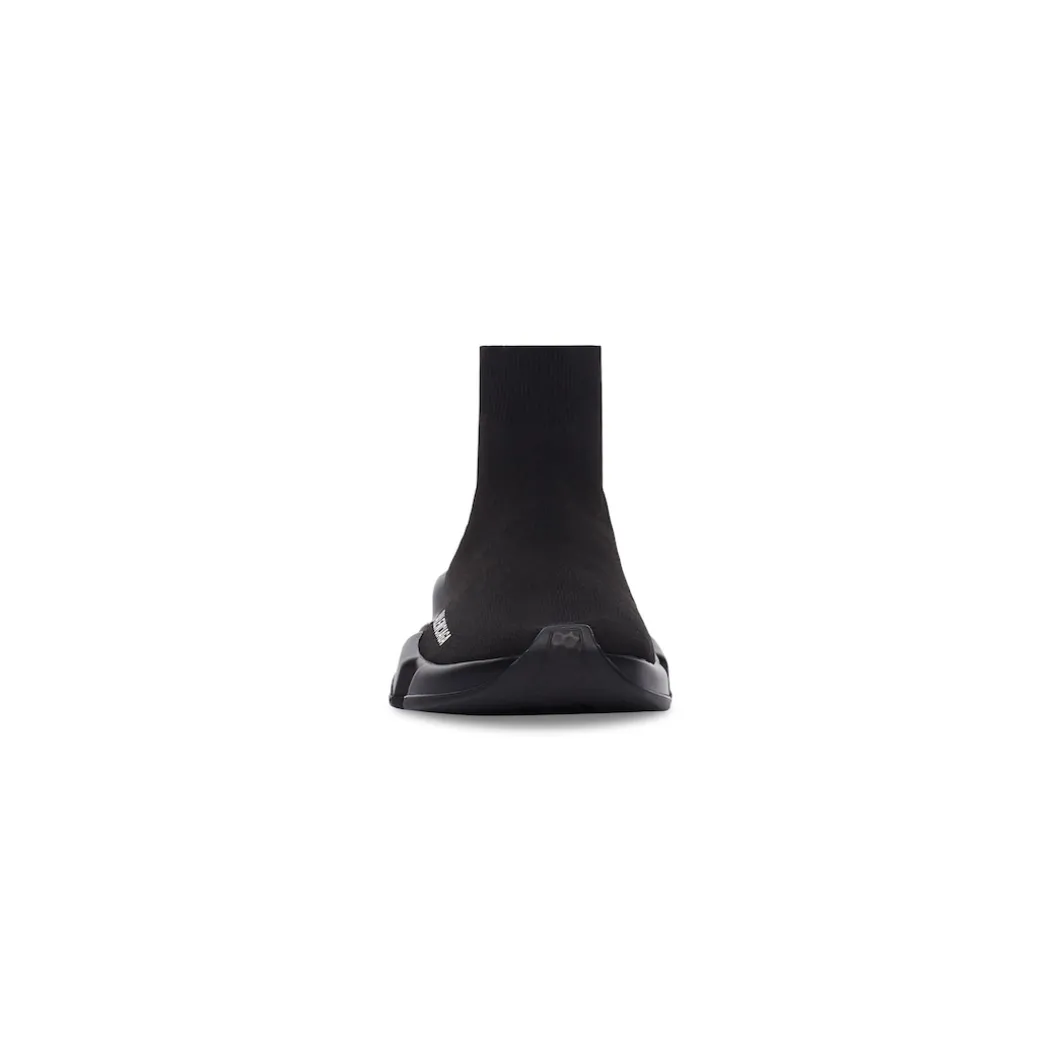 Sneakers Speed In Maglia Riciclata da Donna in Nero