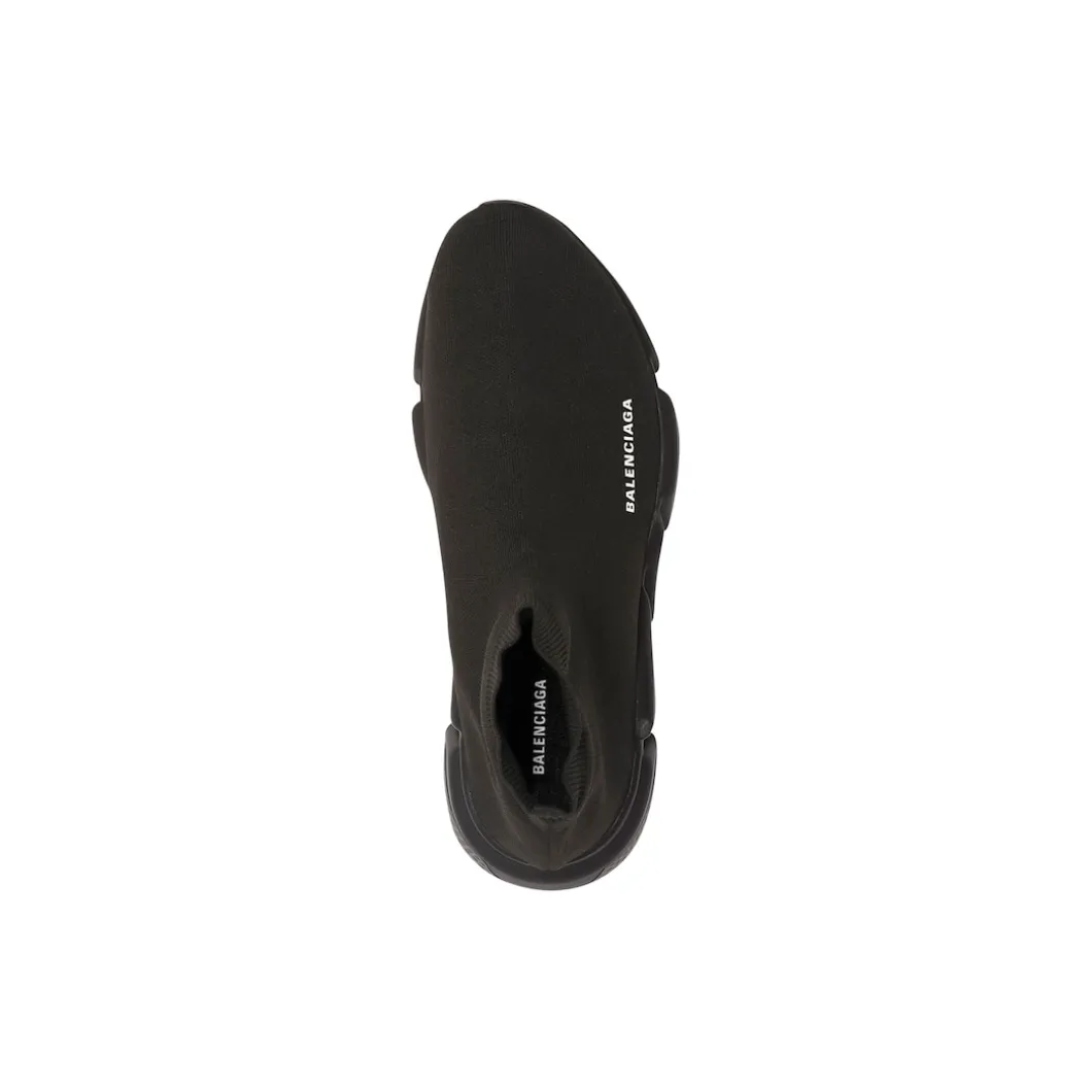 Sneakers Speed In Maglia Riciclata da Donna in Nero