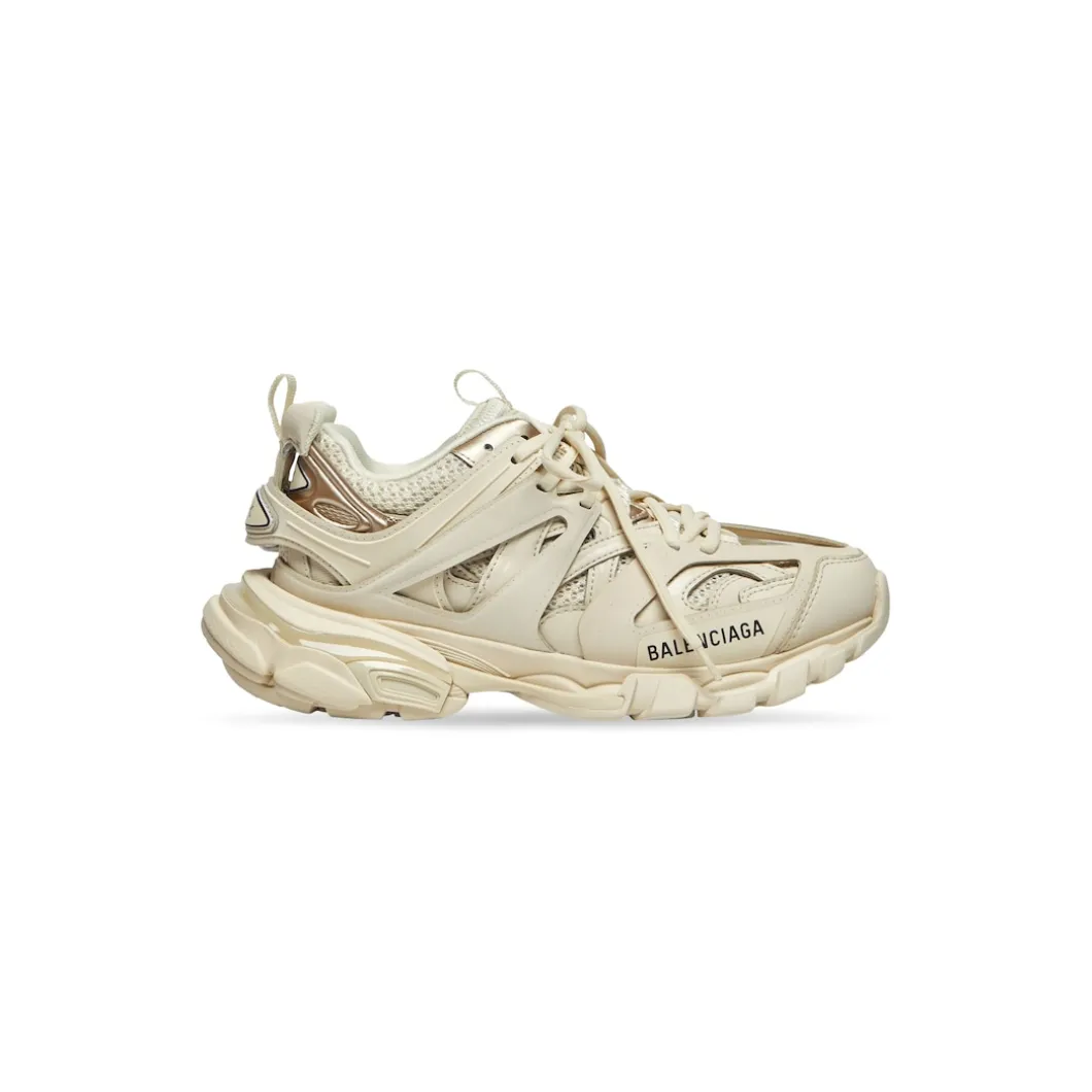 Sneakers Track da Donna in Beige