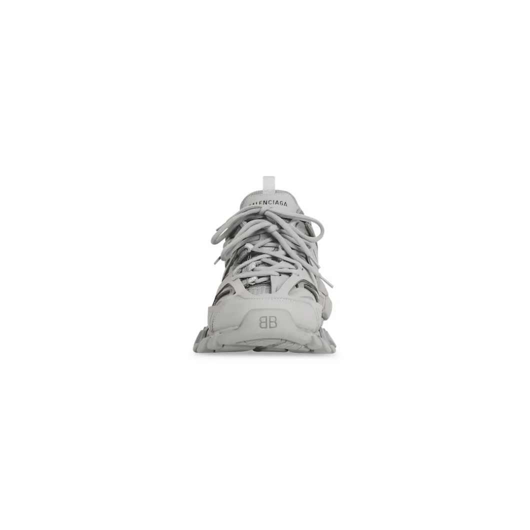 Sneakers Track Suola Riciclata da Donna in Grigio