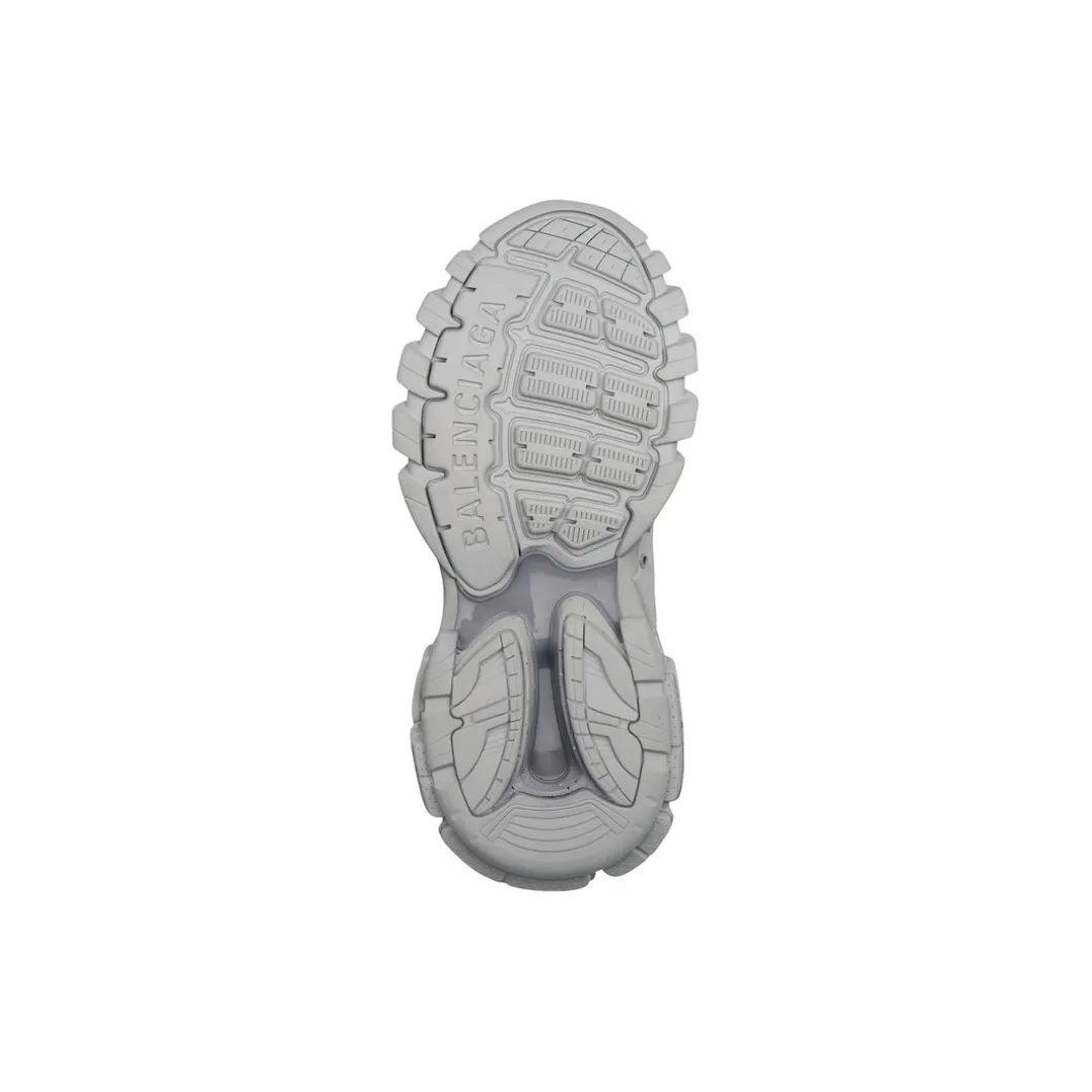 Sneakers Track Suola Riciclata da Donna in Grigio
