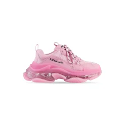 Sneakers Triple S Clear Sole da Donna in Rosa