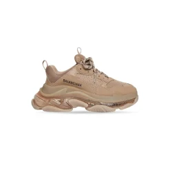 Sneakers Triple S Clear Sole  da Donna in Marrone