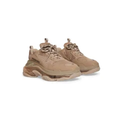 Sneakers Triple S Clear Sole  da Donna in Marrone