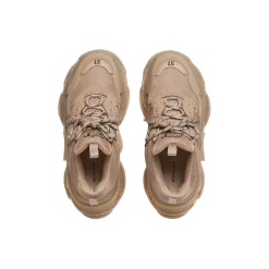 Sneakers Triple S Clear Sole da Donna in Marrone