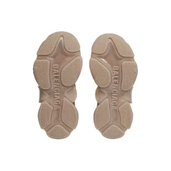 Sneakers Triple S Clear Sole da Donna in Marrone
