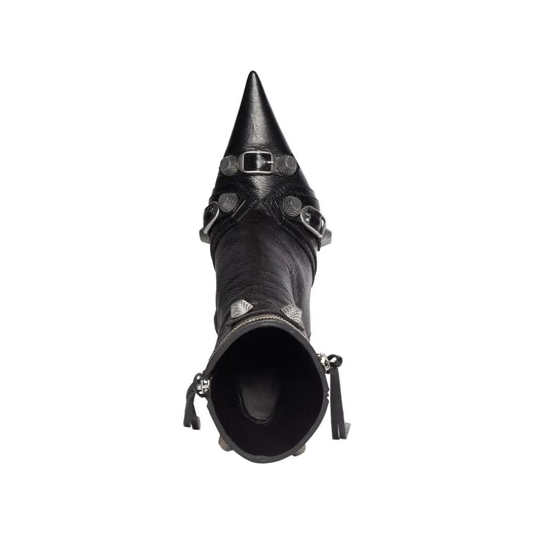 Stivaletti Cagole 90 Mm da Donna in Nero