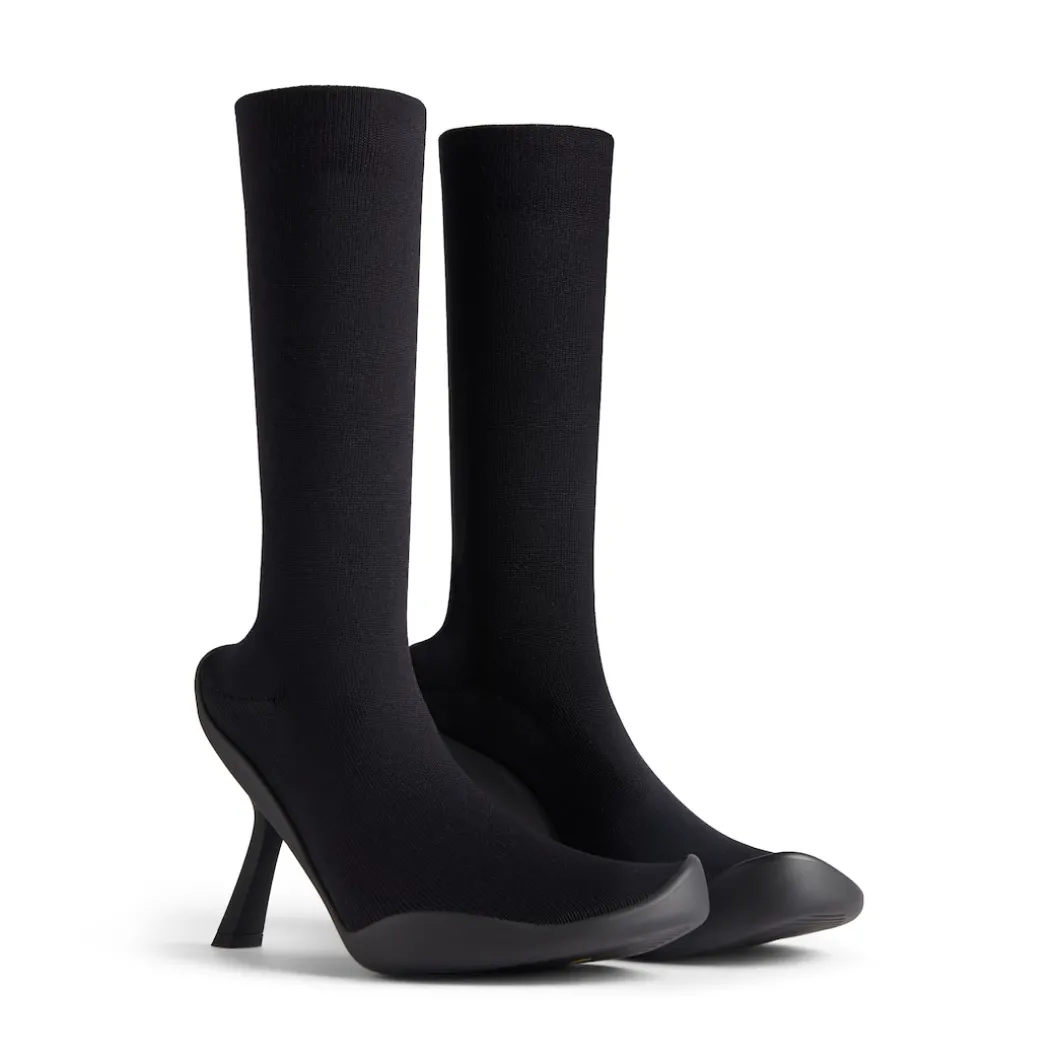 Stivaletti Sock 90mm da Donna in Nero