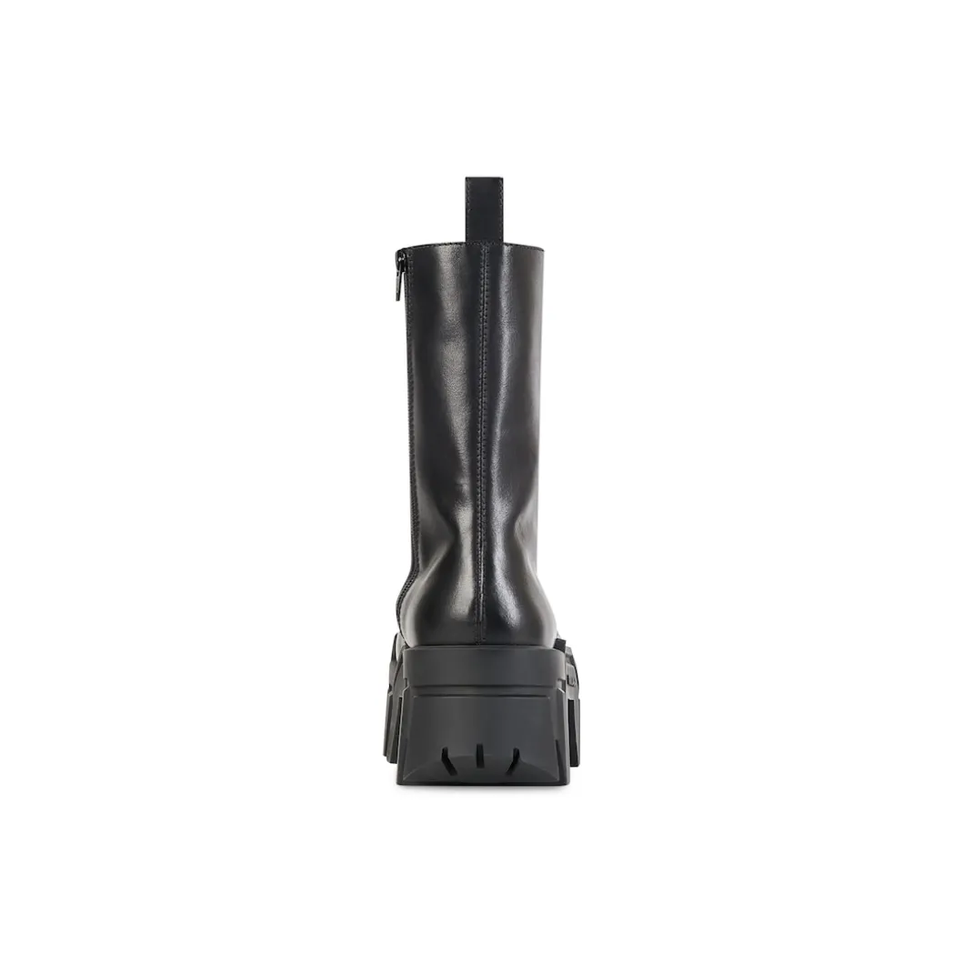 Stivali Bulldozer Lace-up da Donna in Nero
