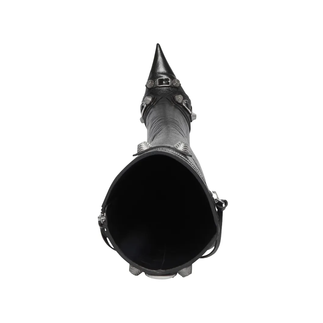 Stivali Cagole 90 Mm da Donna in Nero