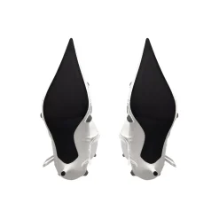 Stivali Cagole 90 Mm da Donna in Bianco Ottico