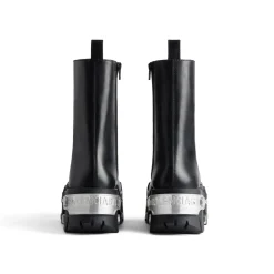 Stivali Con Lacci Bulldozer  da Donna in Nero