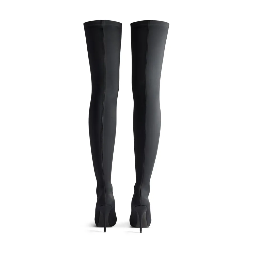Stivali Knife 110 Mm Over-the-knee da Donna in Nero
