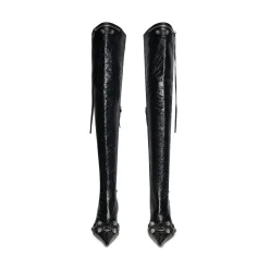 Stivali Over-the-knee Cagole 90 Mm da Donna in Nero