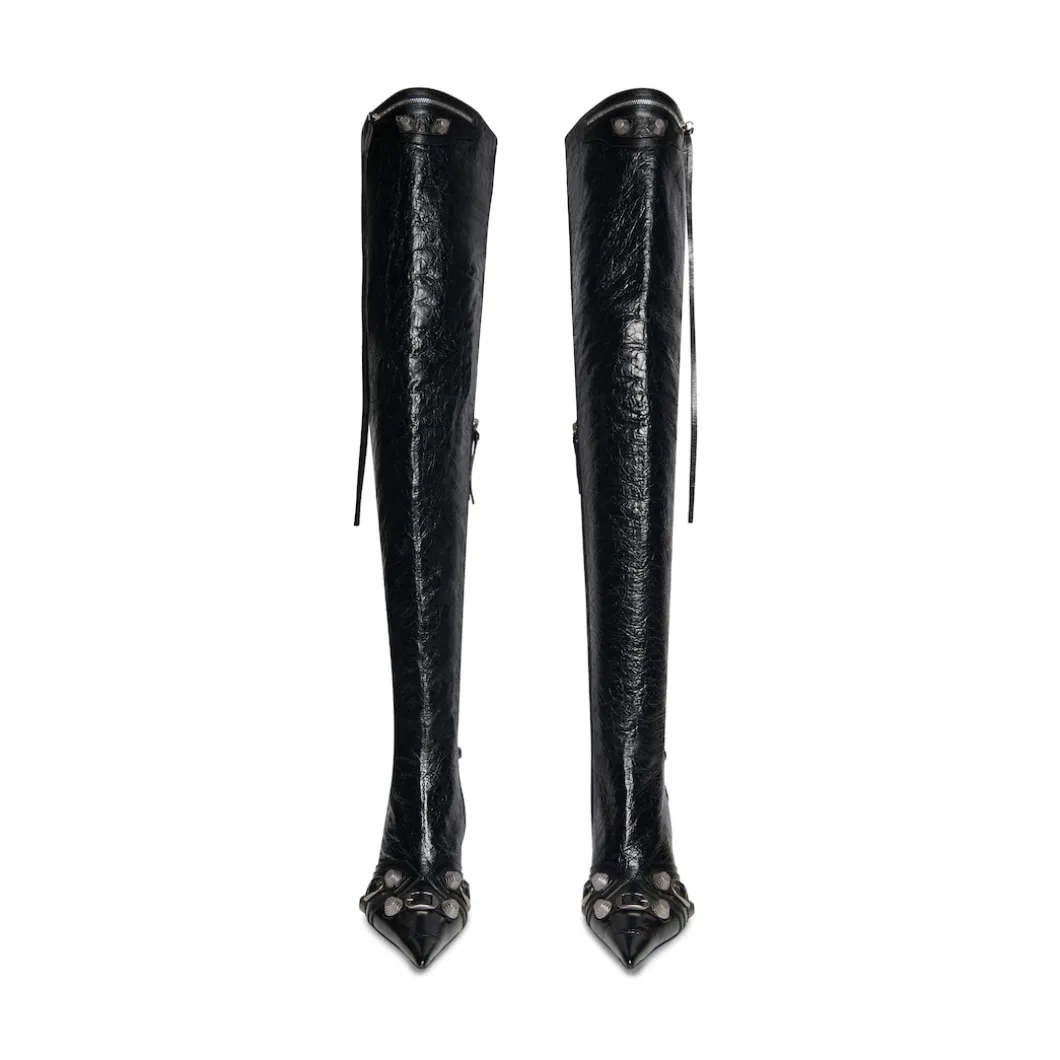 Stivali Over-the-knee Cagole 90 Mm da Donna in Nero