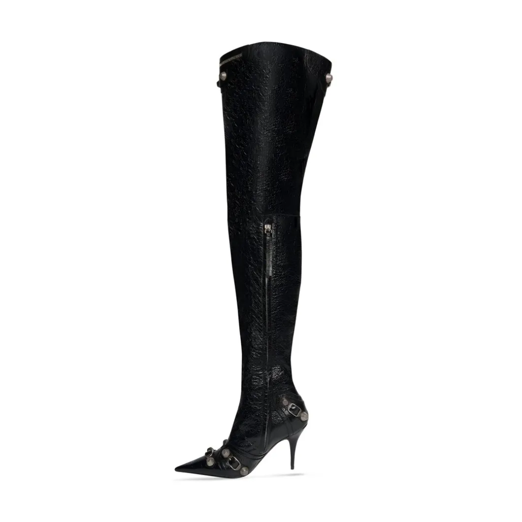 Stivali Over-the-knee Cagole 90 Mm da Donna in Nero