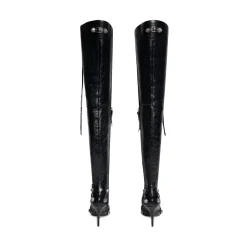 Stivali Over-the-knee Cagole 90 Mm da Donna in Nero