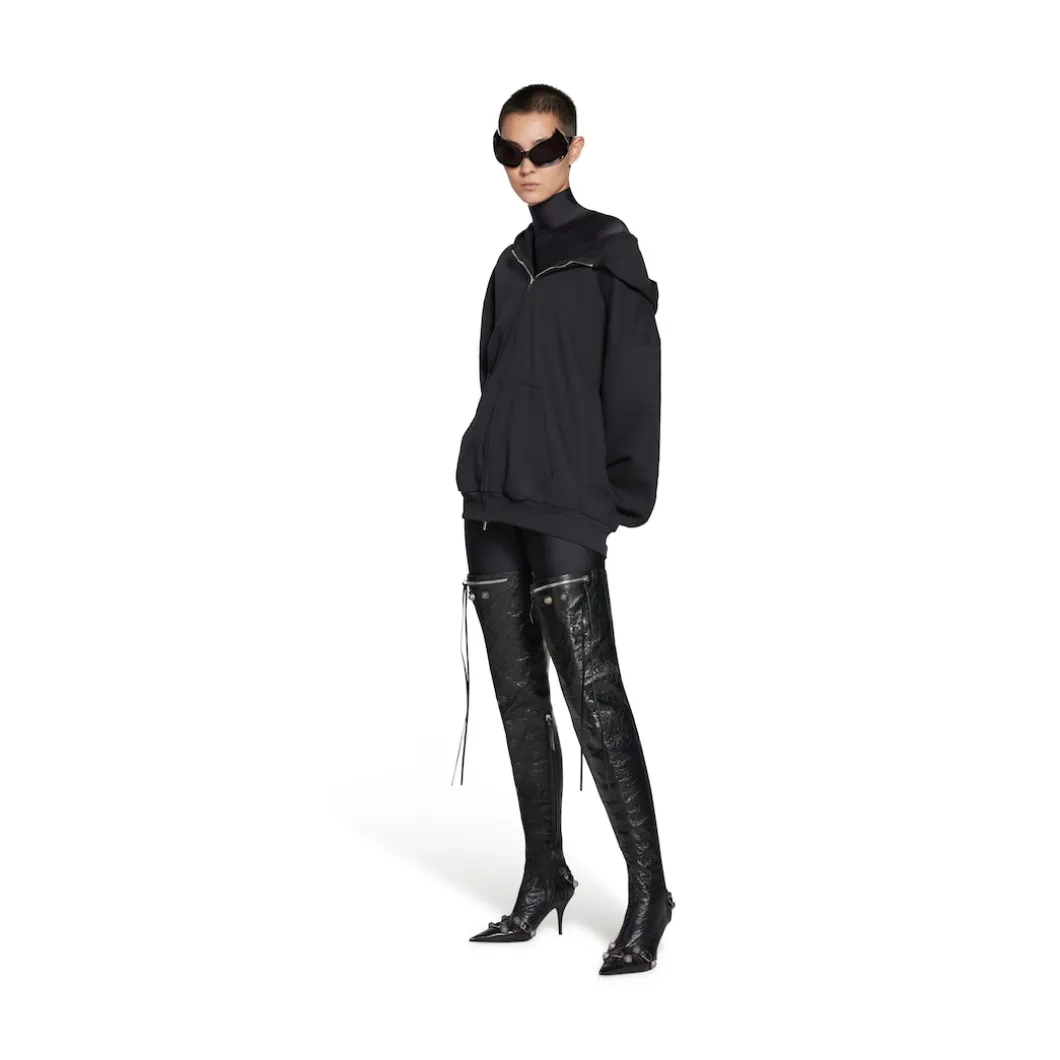 Stivali Over-the-knee Cagole 90 Mm da Donna in Nero