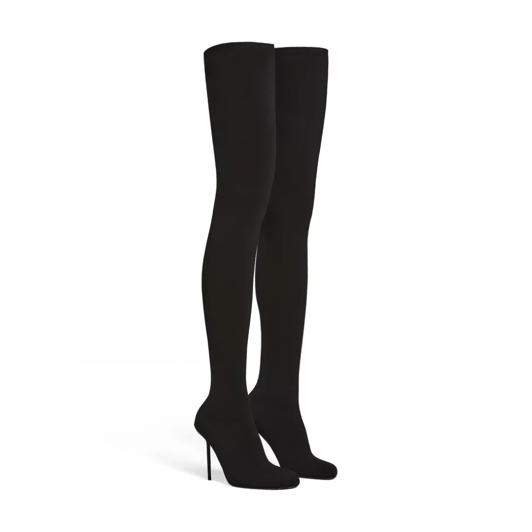 Stivali Sopra Il Ginocchio Anatomic 110 Mm da Donna in Nero