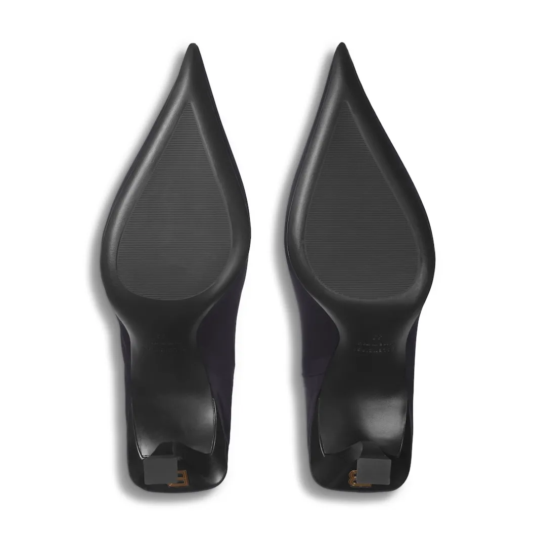 Stivali Sopra Il Ginocchio Hourglass 100 Mm da Donna in Nero