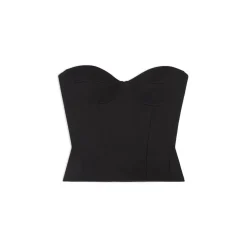 Top A Bustier da Donna in Nero