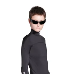 Top Activewear Sporty B da Donna in Nero