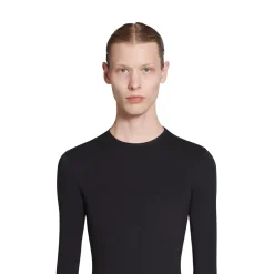 Top Aderente Outside Loop in Nero