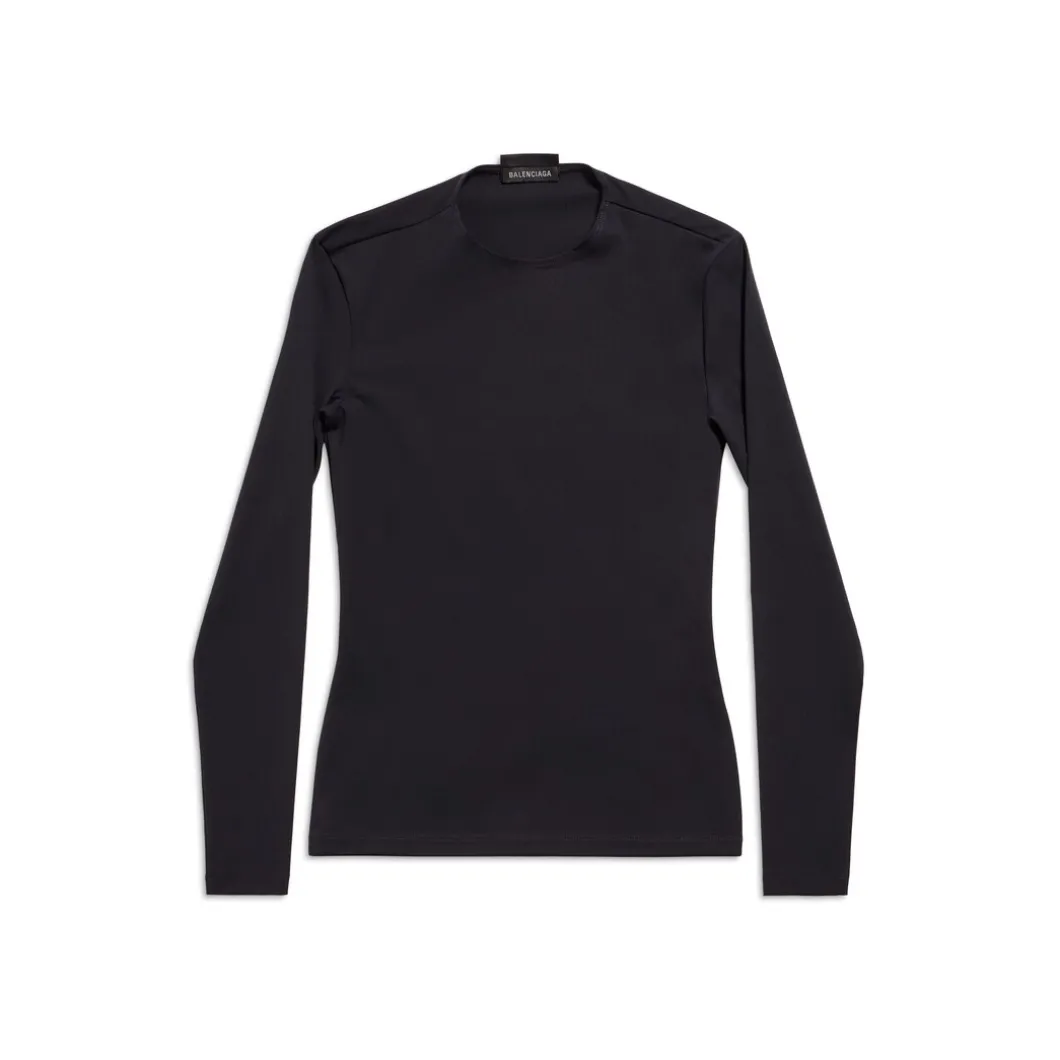 Top Aderente Outside Loop in Nero