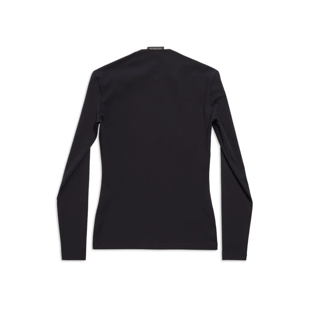 Top Aderente Outside Loop in Nero
