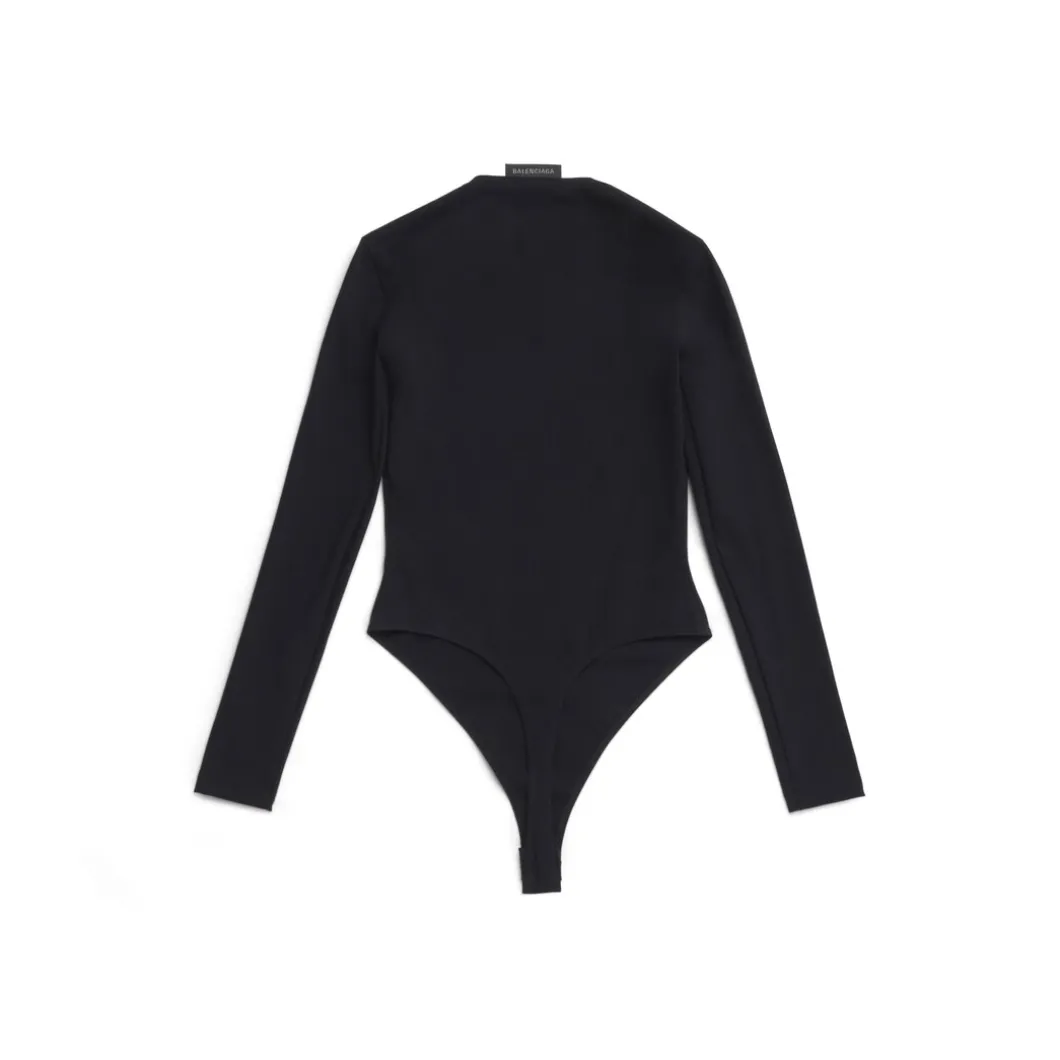 Top Aderente Outside Loop da Donna in Nero