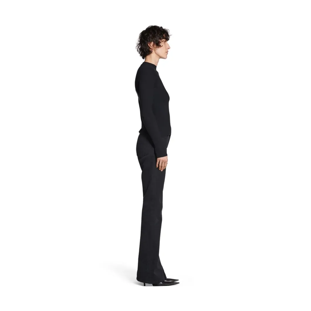 Top Twisted da Donna in Nero