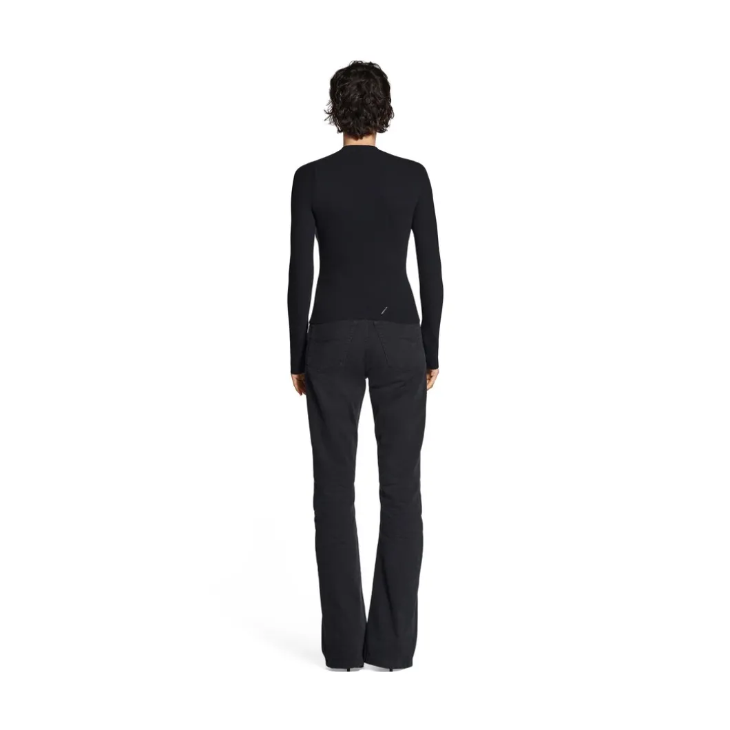 Top Twisted da Donna in Nero