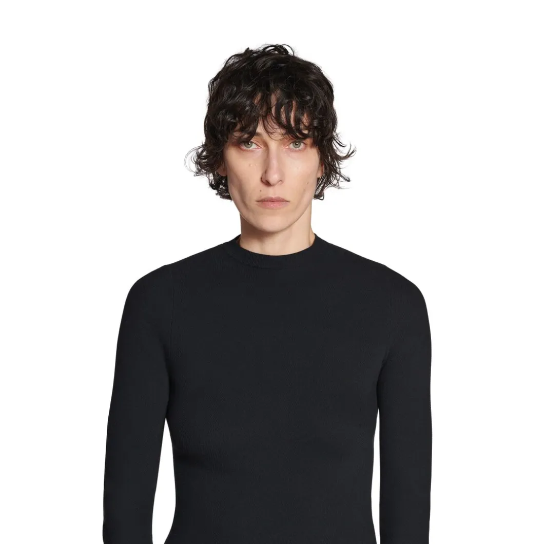 Top Twisted da Donna in Nero