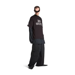 T-shirt Ai Generated Medium Fit in Nero