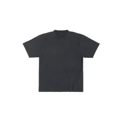 T-shirt Balenciaga Back Large Fit da Donna in Nero
