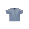 T-shirt Balenciaga Back Medium Fit in Blu/bianco