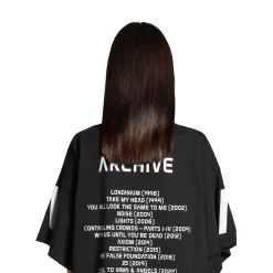 T-shirt Balenciaga Music | Archive Series Connected Oversize in Nero/bianco